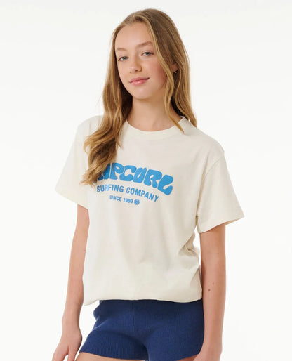 Ripcurl Surf Puff Relaxed Tee- Girl