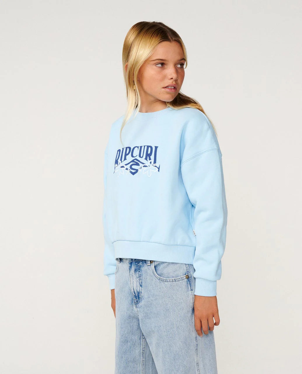 Ripcurl Tropical Cropped Crew- Girl