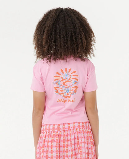 Ripcurl Sunset Skies Crop Tee- Girl