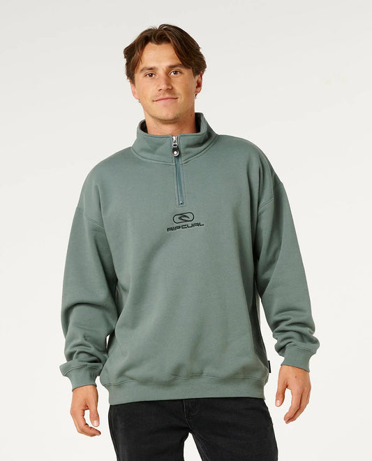 Ripcurl Pill Icon 1/4 Zip Crew