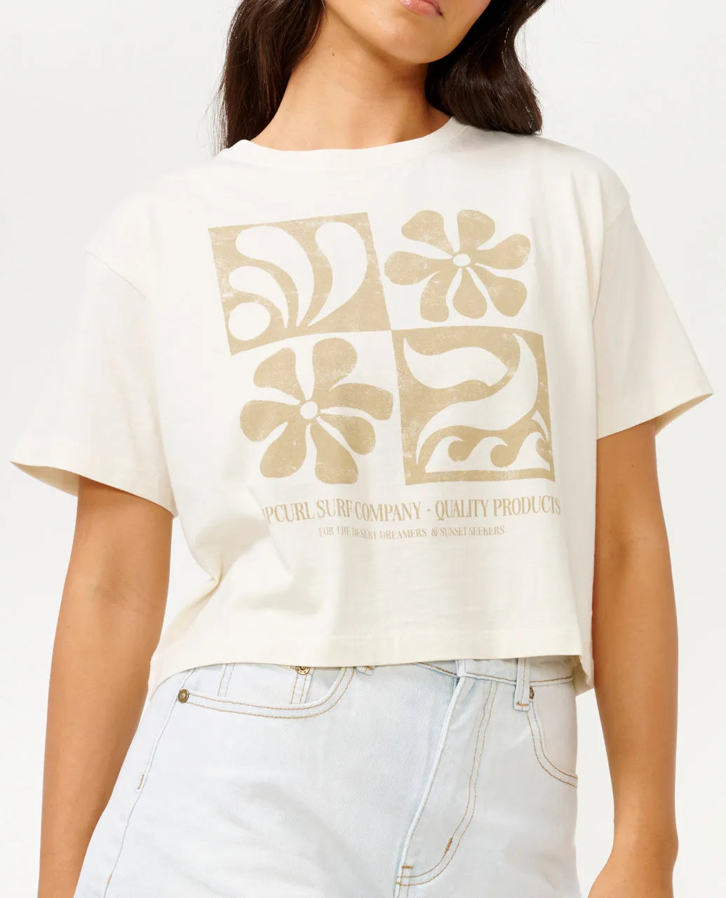 Ripcurl Sunset Seeker Crop Tee