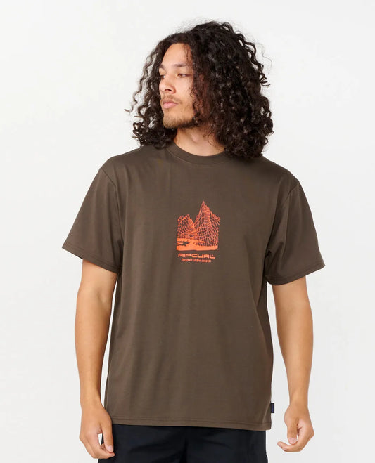 Ripcurl Vaporcool Search Frequency Tee