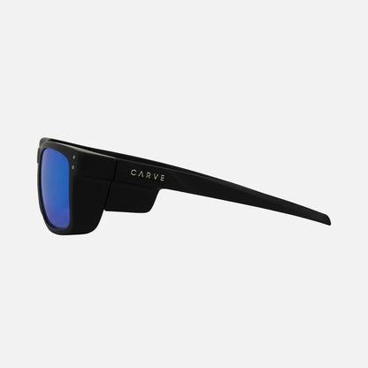 Carve Smoko Matt Black/Grey Polarized Blue