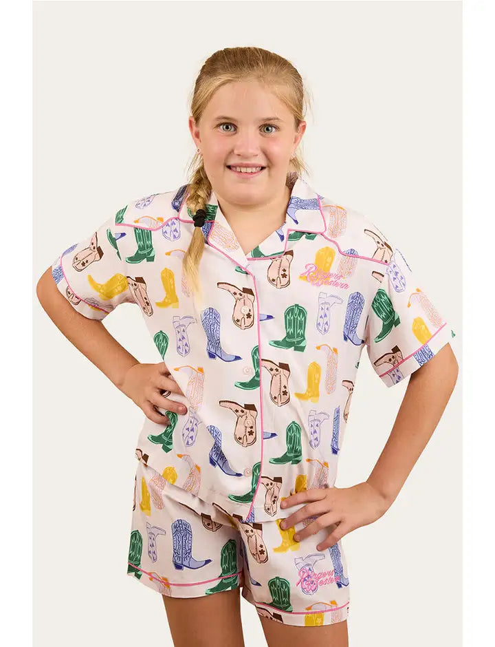 Ringers Western Bianca Kids Short PJ Set