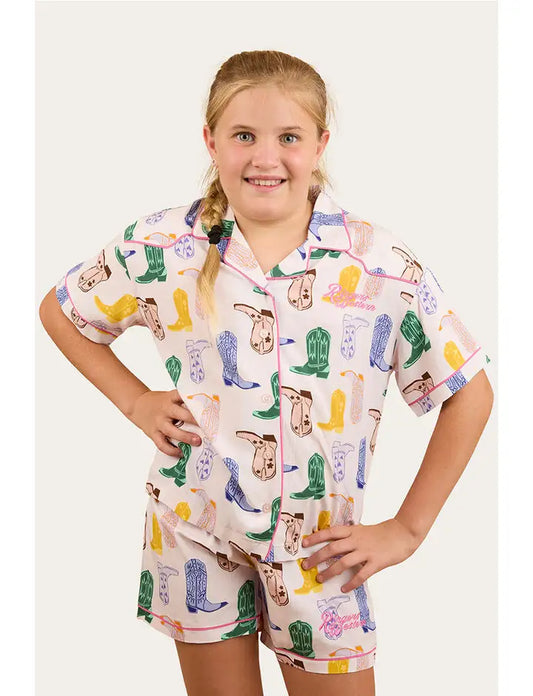 Ringers Western Bianca Kids Short PJ Set