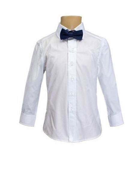 Boulvandre Poplin Cotton Blend Shirt- Boys