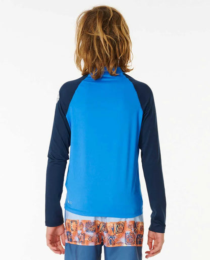 Ripcurl Shock UPF L/S Rashie - Boy