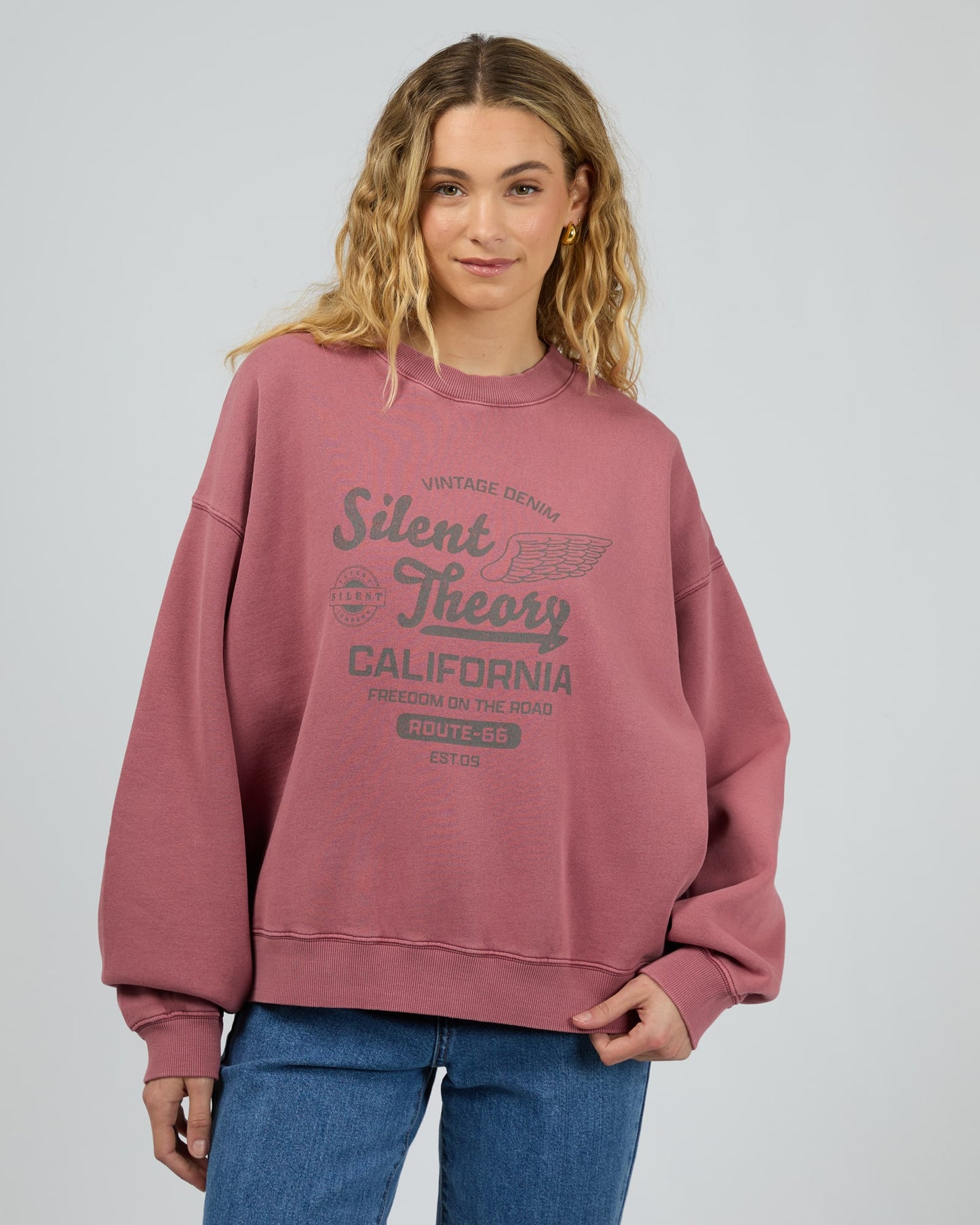 Silent Theory Vintage Denim Crew