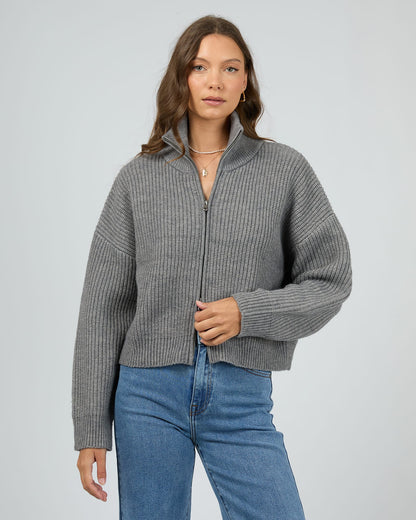 All About Eve Bridie Knit Zip Through