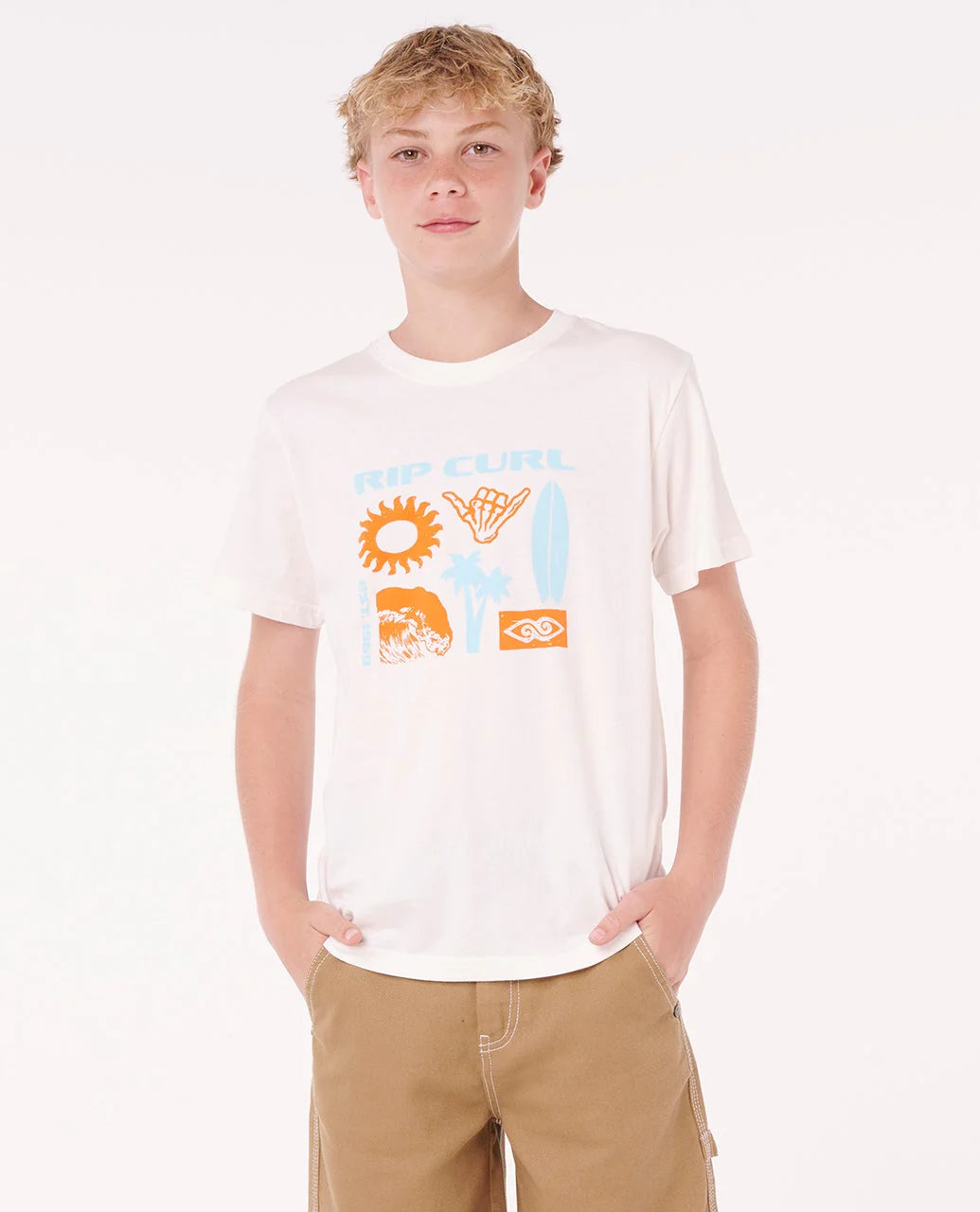 Ripcurl Island Paradiso Logo Tee- Boy