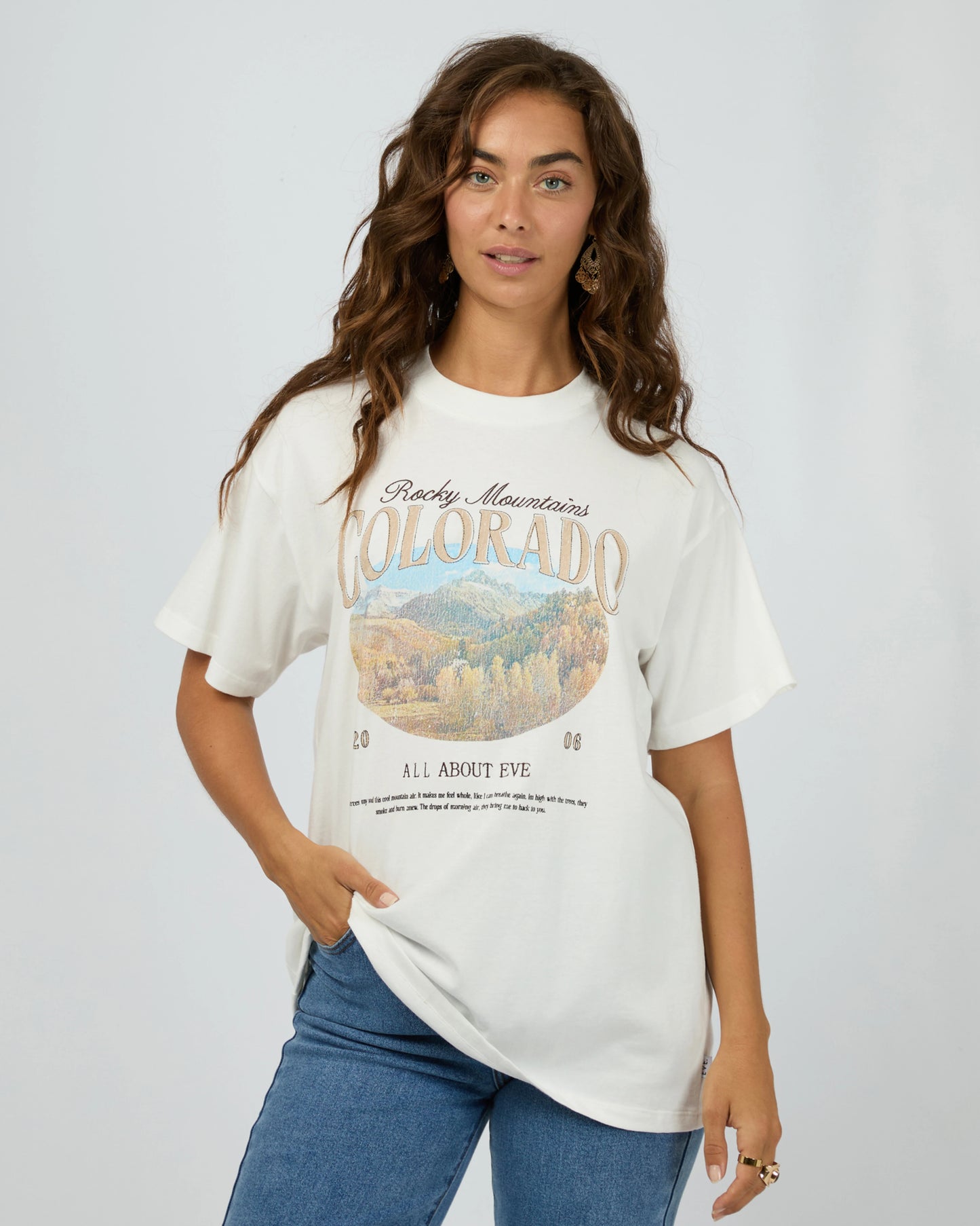 All About Eve Rocky Mountains Relaxed Tee