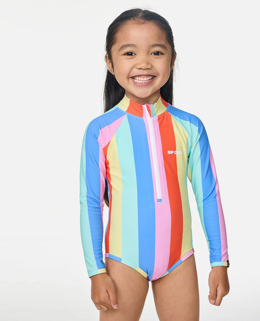 Ripcurl Rainbow Stripe Surf Suit- Girl
