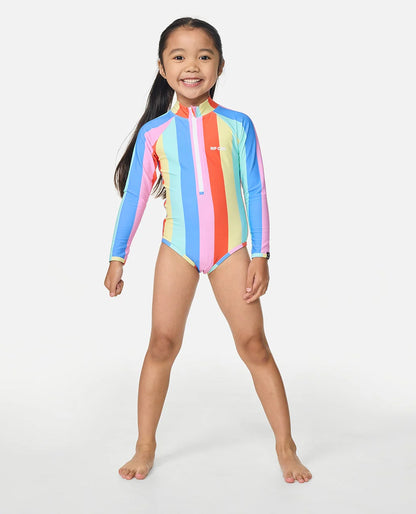 Ripcurl Rainbow Stripe Surf Suit- Girl