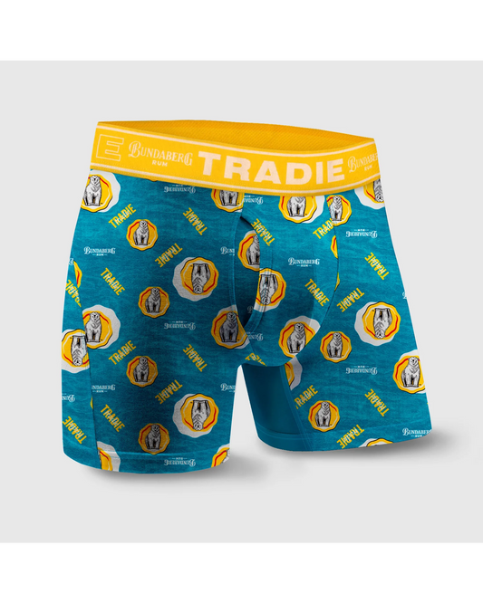 Tradies Bamboo No Chafe Mid Leg Trunk