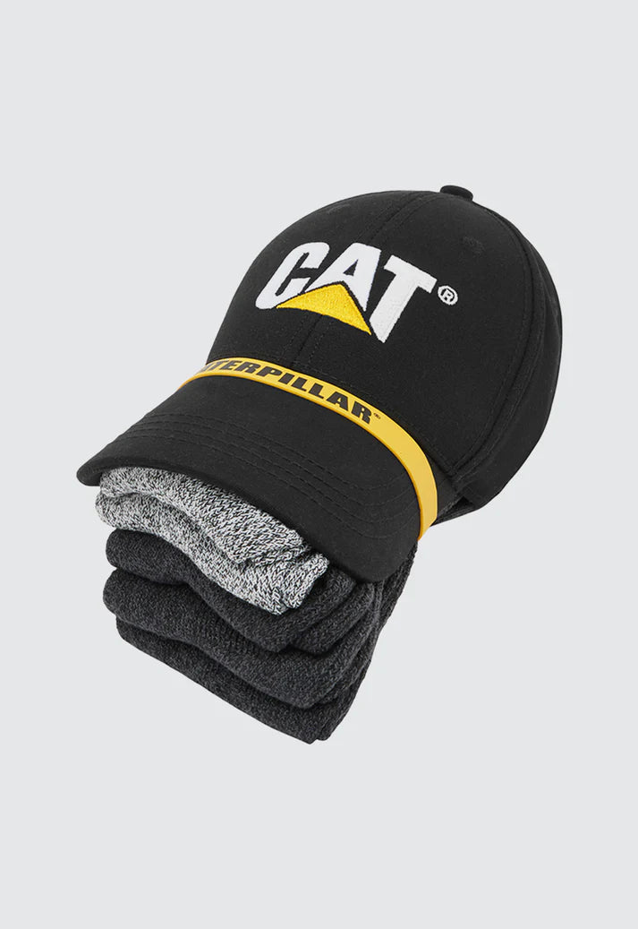 CAT Logo Cap/Sock Bundle