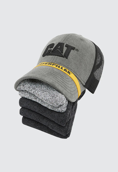 CAT Logo Cap/Sock Bundle
