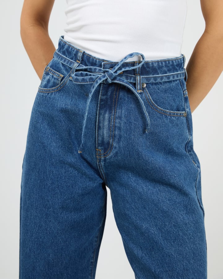 All About Eve Gia High Rise Baggy Jean