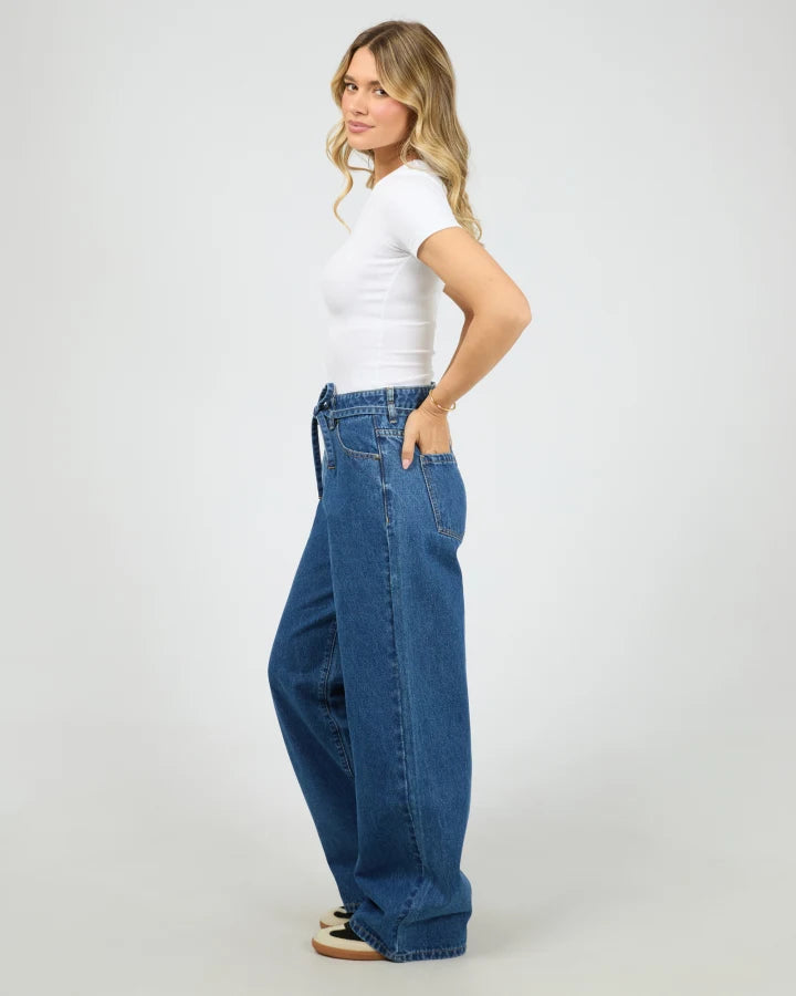 All About Eve Gia High Rise Baggy Jean