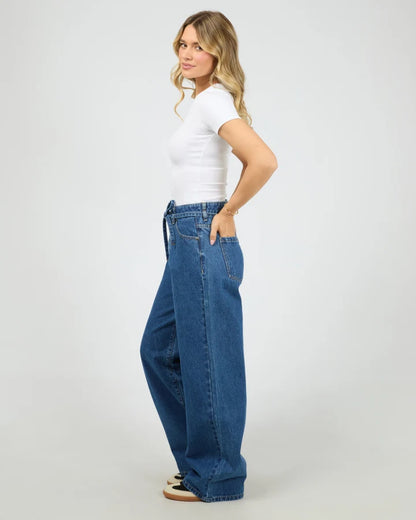 All About Eve Gia High Rise Baggy Jean