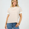 All About Eve Washed Stripe Tee