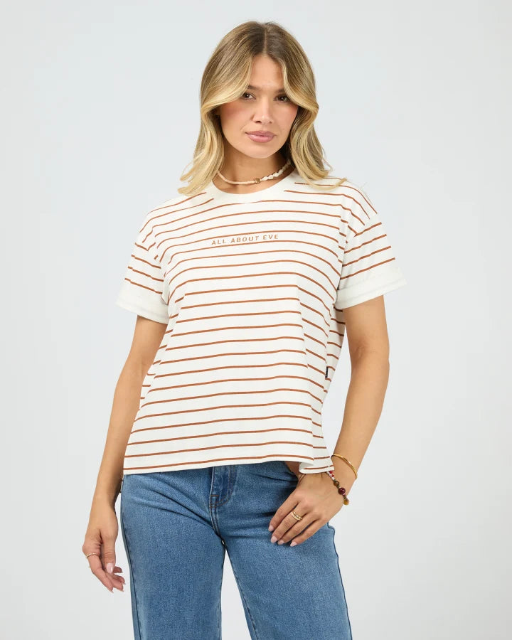 All About Eve Washed Stripe Tee