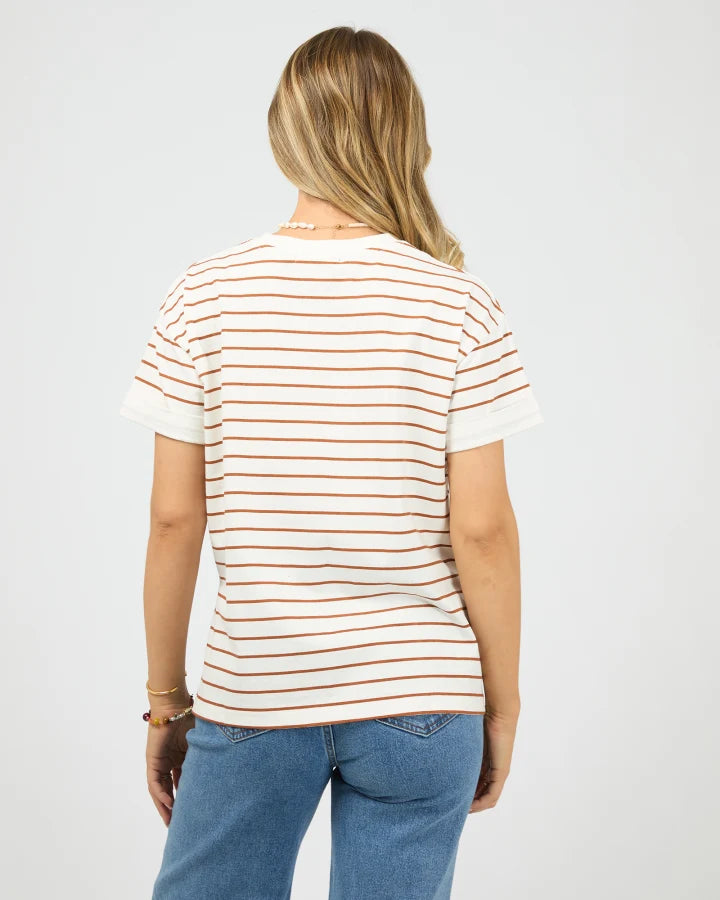 All About Eve Washed Stripe Tee