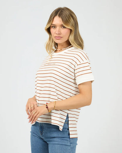 All About Eve Washed Stripe Tee