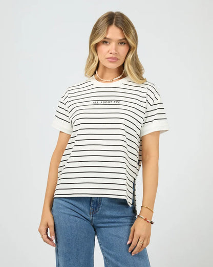 All About Eve Washed Stripe Tee