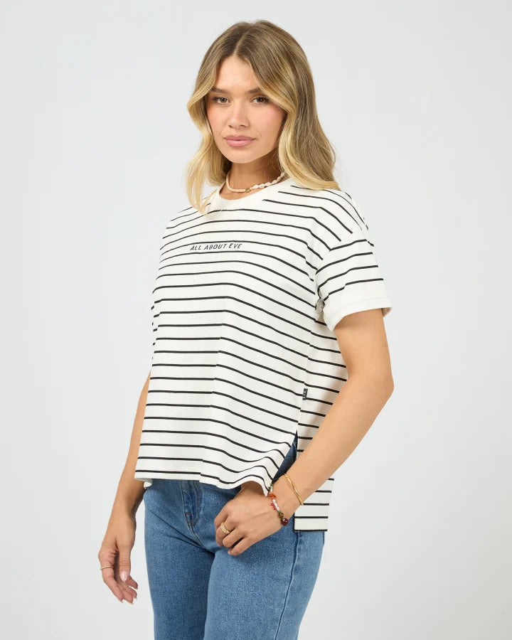 All About Eve Washed Stripe Tee