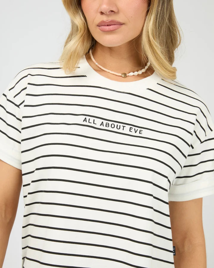 All About Eve Washed Stripe Tee