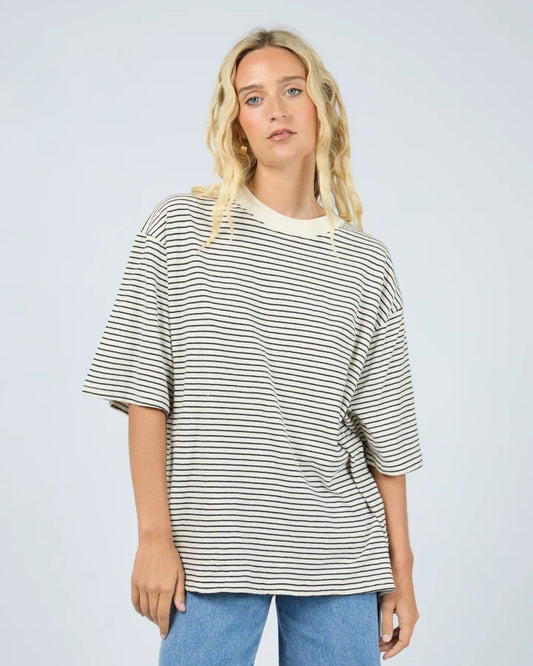 All About Eve Kya Oversized Stripe Tee