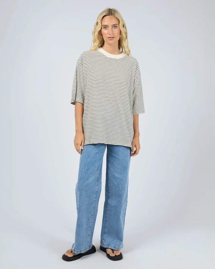 All About Eve Kya Oversized Stripe Tee