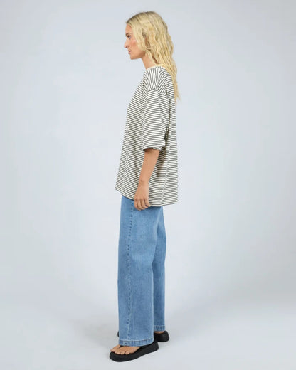 All About Eve Kya Oversized Stripe Tee