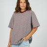 Silent Theory Stripe Short Sleeve Tee