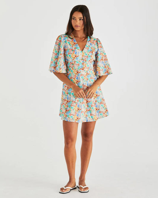 Sass Panna Kimono Sleeve Dress