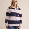 S Kidman Tingha Striped Rugby Top