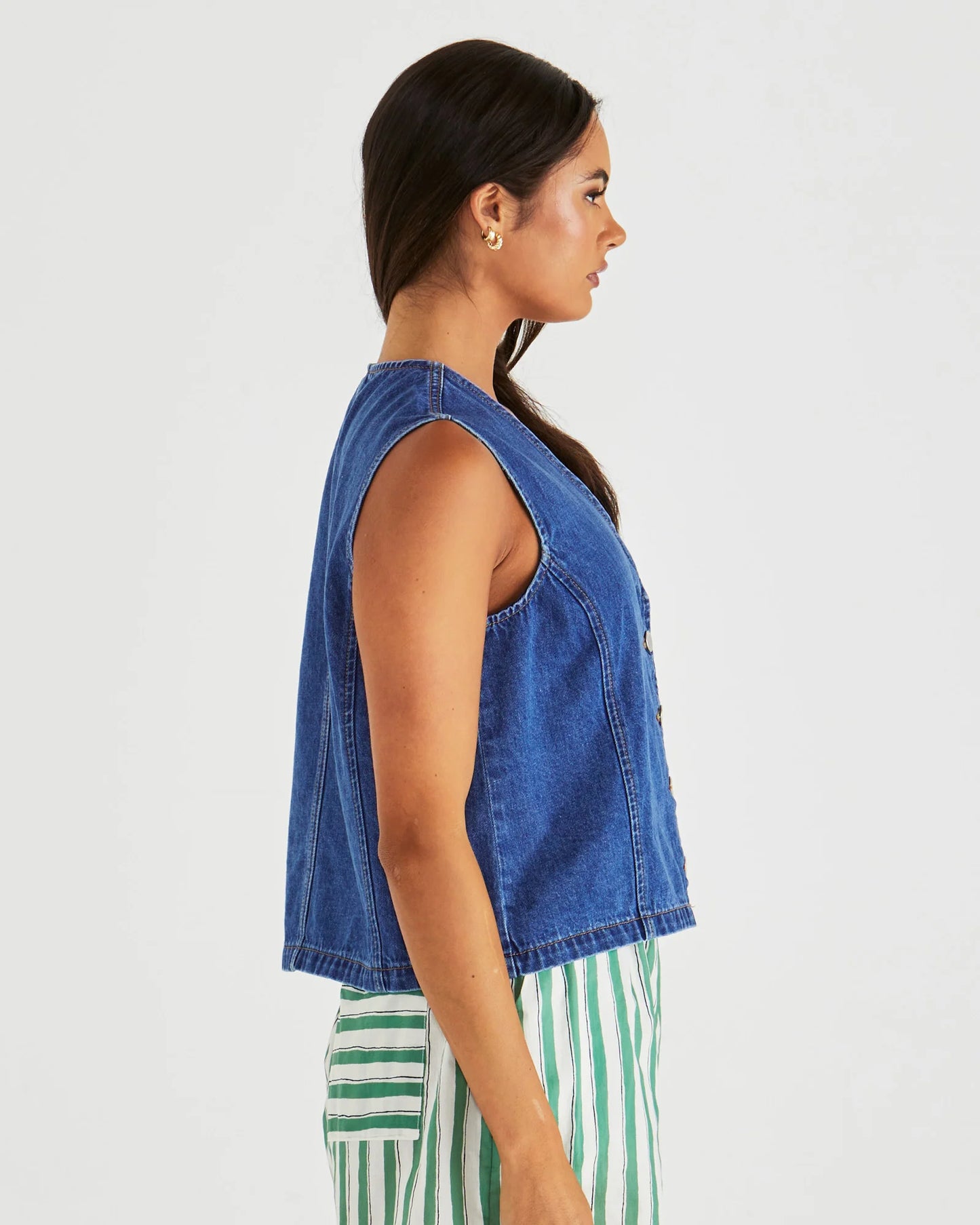 Sass Sabine Denim Vest