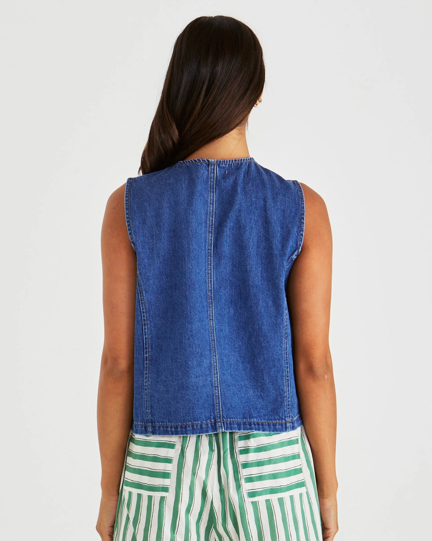 Sass Sabine Denim Vest