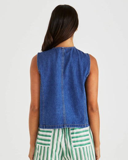 Sass Sabine Denim Vest
