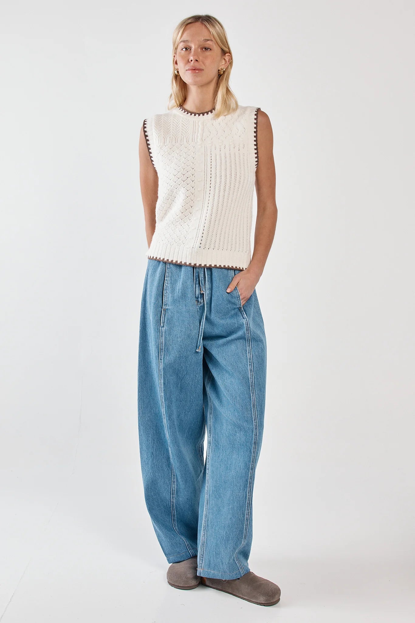 Sass Aveline Barrel Leg Jean