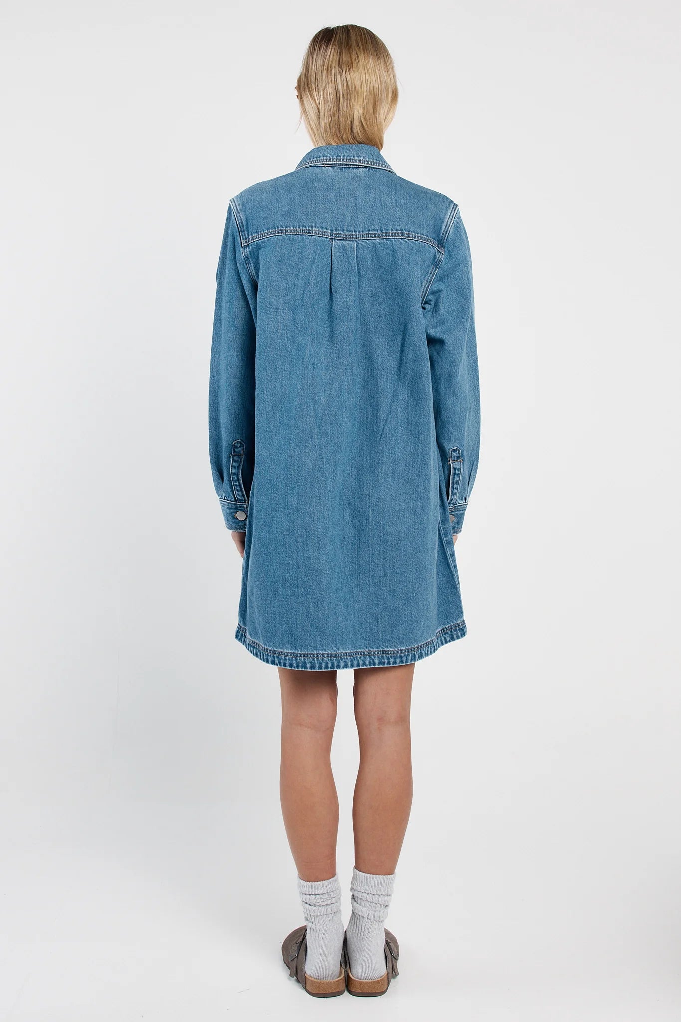 Sass Aveline Denim Shirt Dress