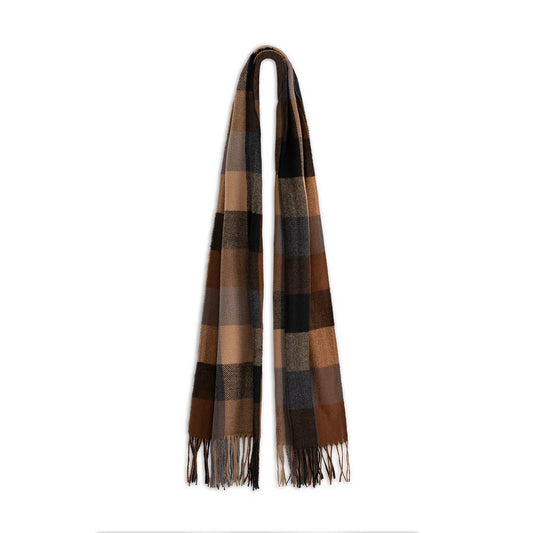 Avenel Piper Wide Check Scarf