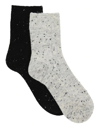 Ambra Fleck Winter Blend Crew Sock