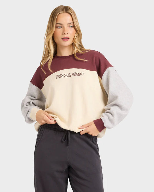 Billabong Womens Get It Kendal Crew Neck