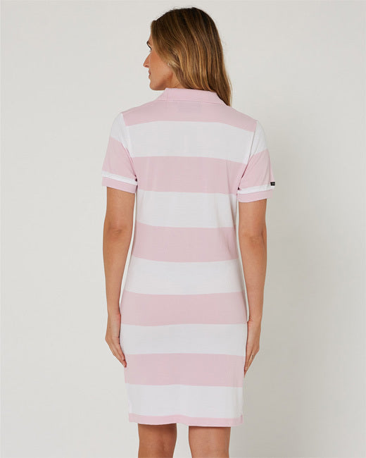 Pilbara Women's Y/D Striped Polo Dress