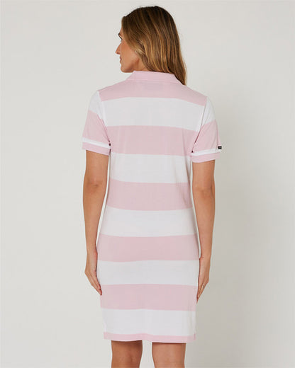 Pilbara Women's Y/D Striped Polo Dress