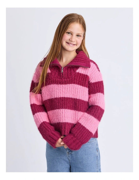Eve Girl Daria 1/4 Zip Knit