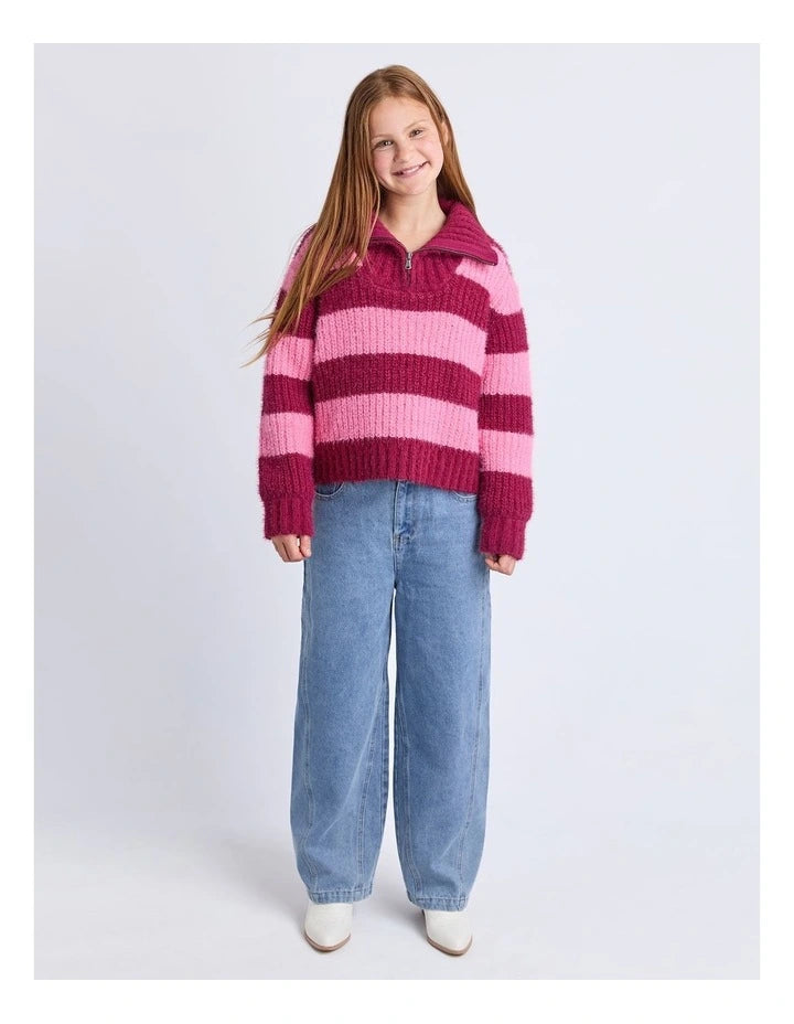 Eve Girl Daria 1/4 Zip Knit