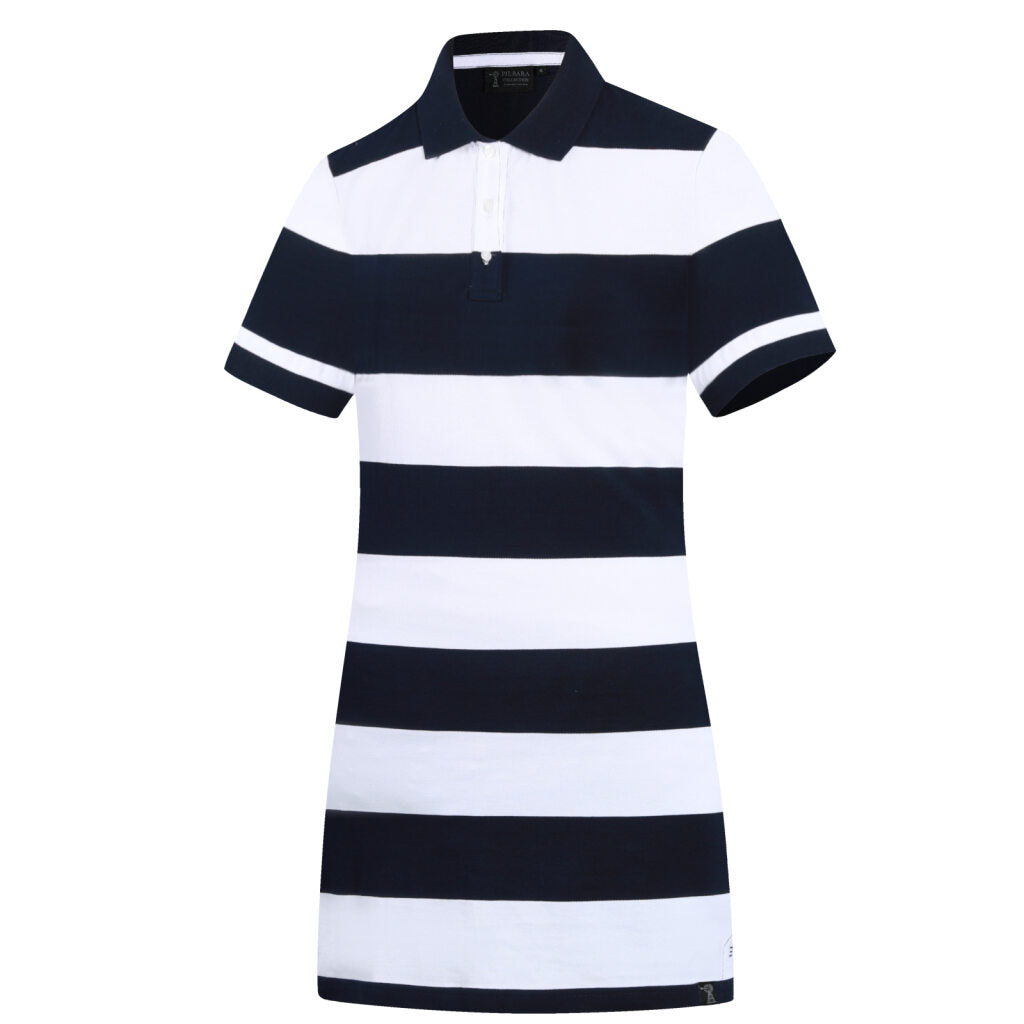 Pilbara Women's Y/D Striped Polo Dress