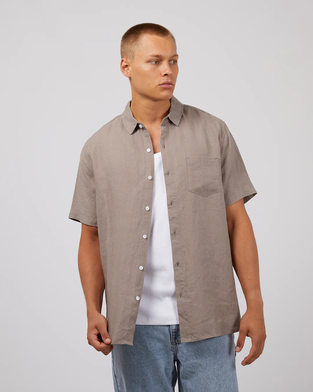 Silent Theory Linen SS Shirt